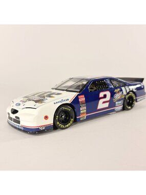 Vintage Rusty Wallace #2 Miller Lite Ford Thunderbird NASCAR 1:24  Diecast Car